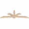 Ekena Millwork Davenport Smooth Timber Gable Bracket, Douglas Fir, 96"W x 36"H x 3 1/2"D x 5 1/2"F, 9/12 Pitch GBW096X36X0406DAV00SDF - alternate 2